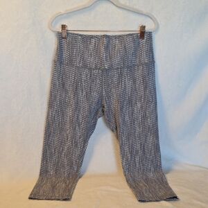 Lululemon Athletica Blue Patterned Leggings